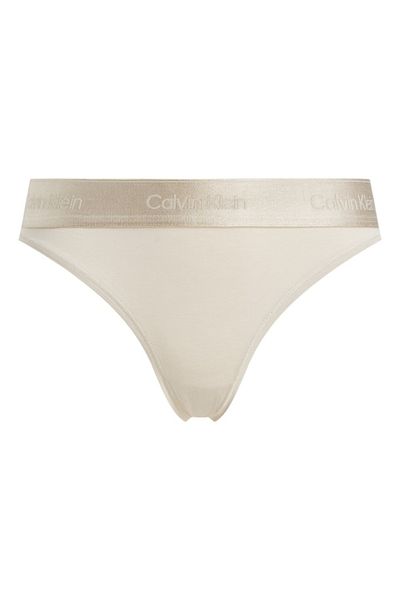 Calvin Klein , Chiloți din amestec de bumbac, bej, mărimea S