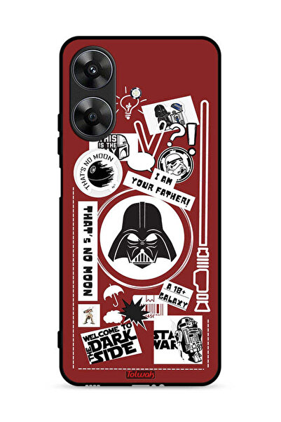 Tolwak غطاء حماية لهاتف Realme Note 60 4G ملصق "مرحبًا بكم في الجانب المظلم"