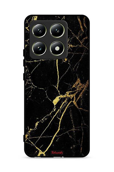 Tolwak Xiaomi 14T 5G Protective Case Cover Crack Marble