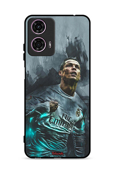 Tolwak غطاء حماية لهاتف موتورولا موتو جي 24 4G برسومات كريستيانو رونالدو