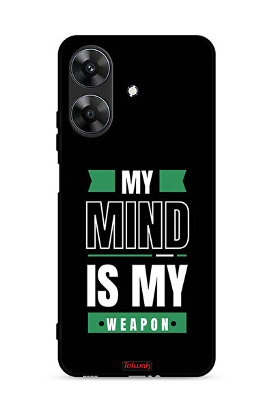 Tolwak غطاء حماية لهاتف Realme Note 60 4G، My Mind Is My