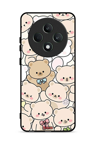 Tolwak غطاء حماية لهاتف Oppo Reno12 F 5G بنقشة الدببة