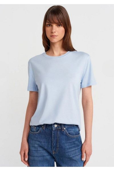 Dilvin 31791 Language Crew Neck Tshirt