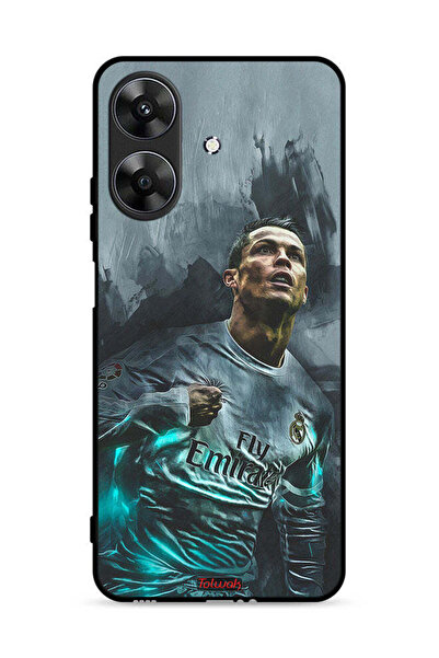 Tolwak غطاء حماية لهاتف Realme Note 60 4G برسومات كريستيانو رونالدو
