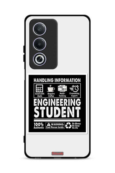 Tolwak غطاء حماية لهاتف Oppo A3 Pro 5G، ملصق طالب هندسة