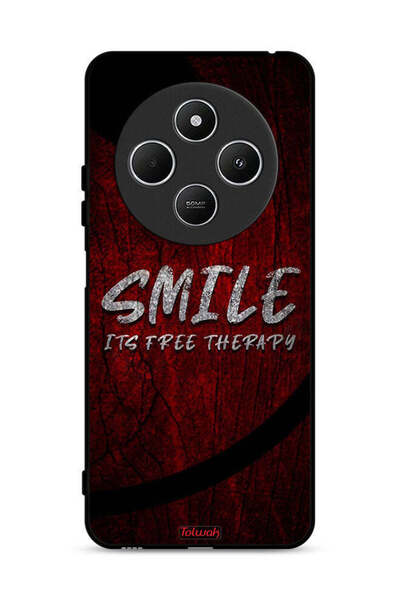 Tolwak Xiaomi Redmi 14R 5G Protective Case Cover Smile Its Free Therapy