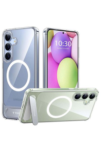 TORRAS حامل مغناطيسي قوي وبدون درزات لجراب Samsung Galaxy S25 Plus