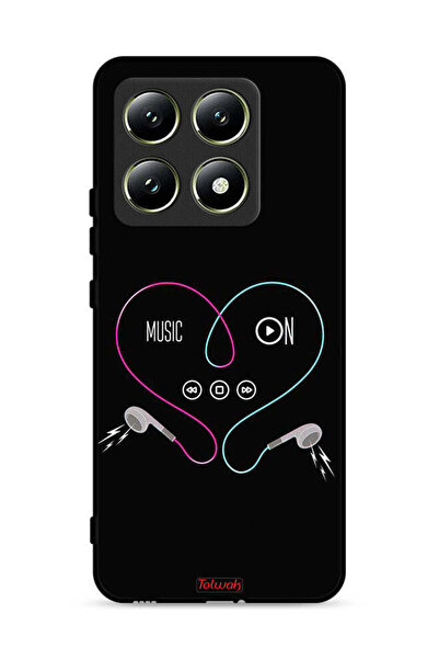 Tolwak Xiaomi 14T 5G Protective Case Cover Music On