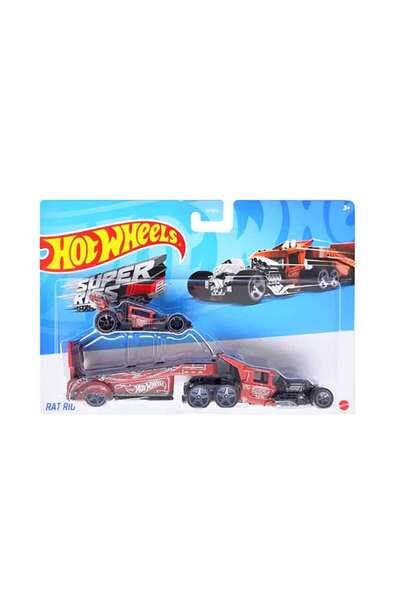 HOT WHEELS جهاز النقل يصدر صريرًا للجرذ Hdt05