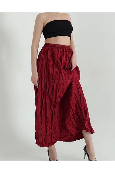 Azda Kraş Poplin Skirt Women Md:231