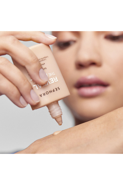 SEPHORA Reveal The Real - Fondöten, 12 Saat Dayanıklı Serum, Bitkisel İçerikli Nemlendirici