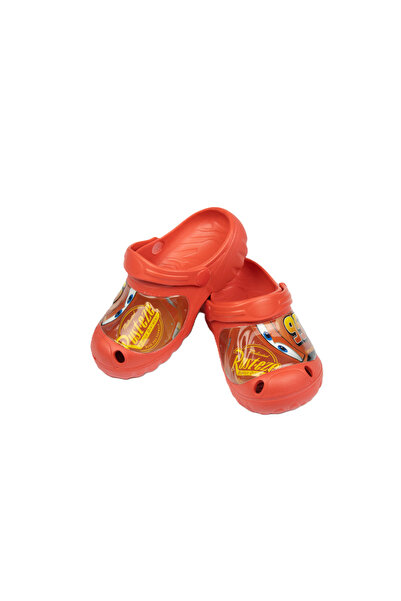 CAR Cars Kids Clogs Lightweight & Comfortable Slip-On Sandals –For Boys – Red Color
