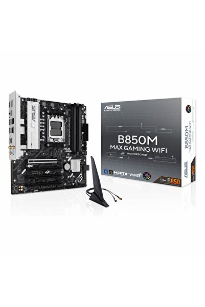 ASUS B850M Max Gaming WiFi DDR5 (8000MHz)OC M.2 HDMI/DP/USB-C PCIe 5.0 AM5 mA...