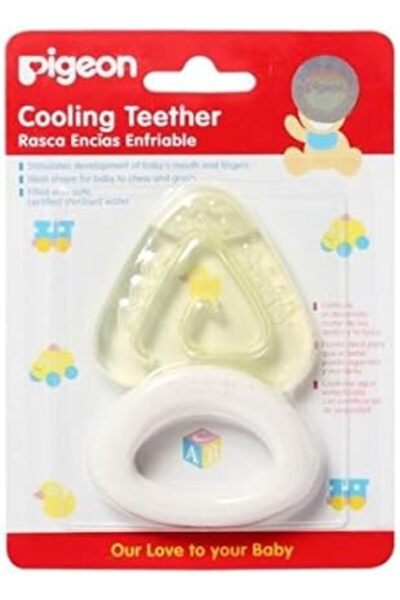 Pigeon منتجات العناية بصحة فم الطفل - مساعدات التسنين - عضاضة تبريد - مثلث