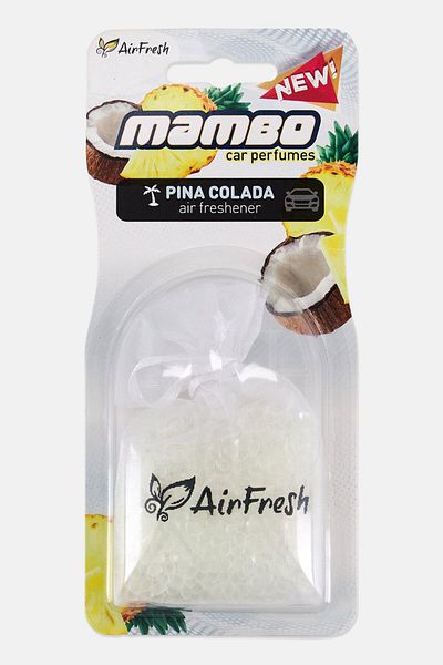 AIR FRESH Mambo Pina Colada Car Perfumes, White