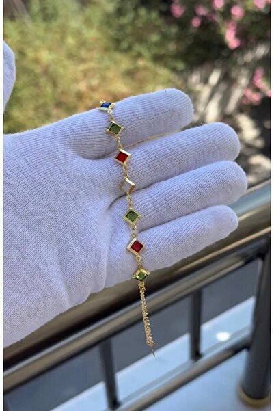 charmove ile kendinizi şımartın Women's Gold Color Colored Zircon Stone Speci...