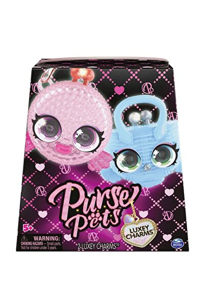 Spin Masters Set 2 Gentute pentru copii Mini Charm Purse Pets Luxey Charms