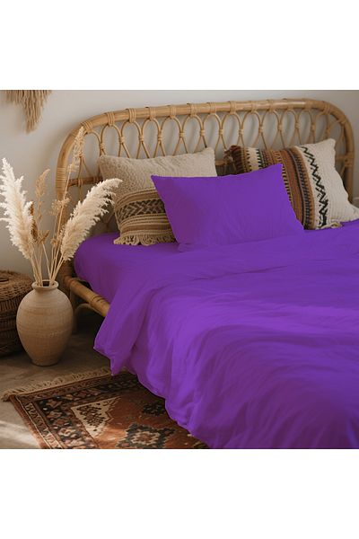 kesenegore 3 Piece Elastic Sheet Ranforce Cotton Fabric Single Duvet Cover Set