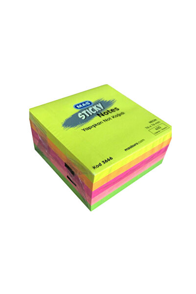 Mas Sticky Notes Adhesive Note Paper 3666