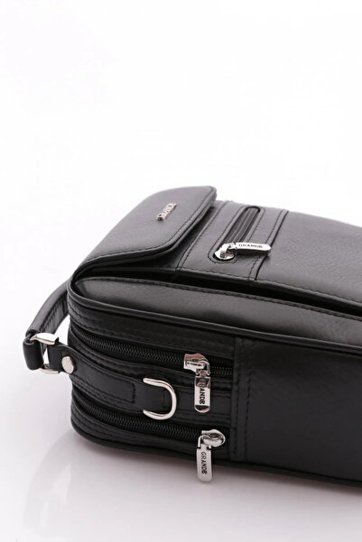 WALKWAY 4587 Bag Black Genuine Leather Men's Handbag