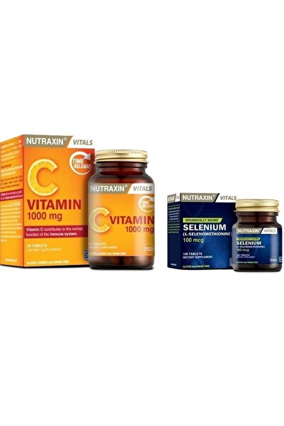 Nutraxin 30 قرصًا من فيتامين C والسيلينيوم