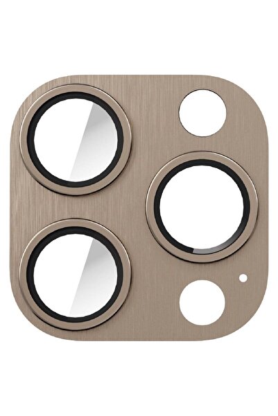 ULTRAGUARD واقي عدسة ممتاز من التيتانيوم الصحراوي لهاتف iPhone 16 Pro/iPhone ...