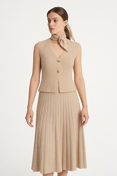 AGD COLLECTİON Vest Skirt Suit
