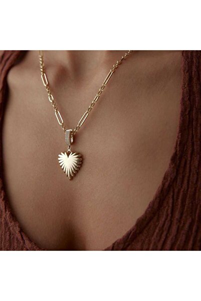 Cherry by Özkonak Madalyon Kalp Kolye