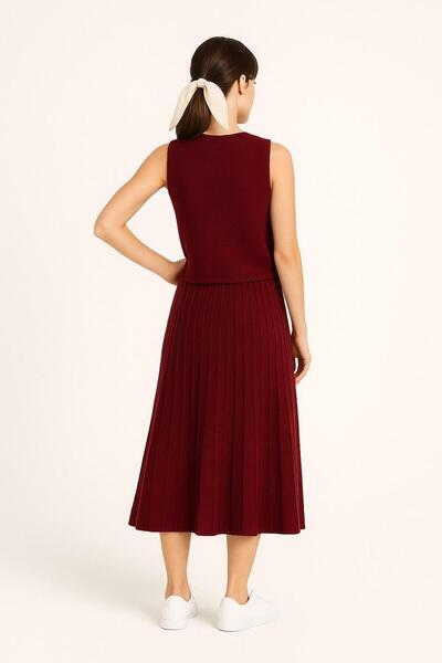 AGD COLLECTİON Vest Skirt Suit