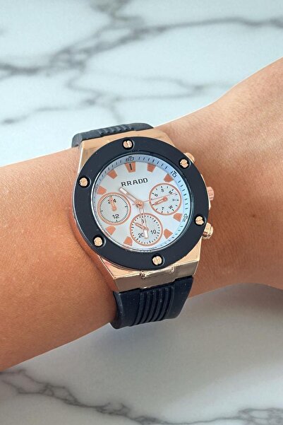 TAKIŞTIR Black Color Women's Watch with Silicone Cord