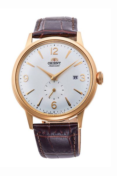 Orient Bambino Ra-Ap0004S30B Automatic Leather Brown White Dial 41 mm Men's Wrist Watch