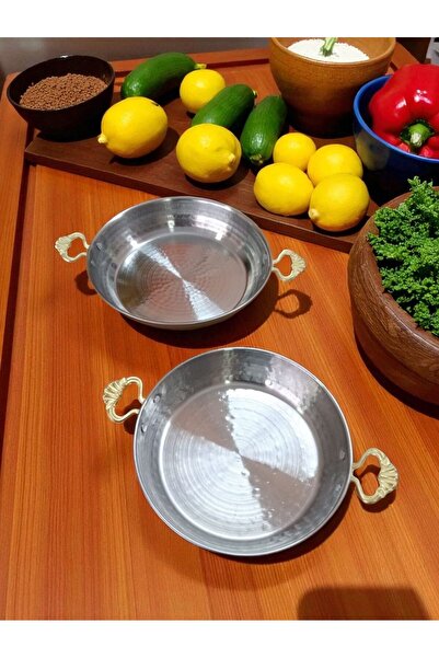 Russet 2'li Sahan Menemen Tava Seti, Sarı Kulplu 18 cm ve 20 cm Çelik
