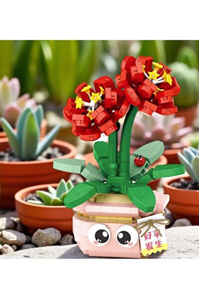 Loz SEHER Yapı Oyuncak MİCRO BLOCK OYUNCAK SAKSIDA ÇİÇEK(430 PARÇA) 8841