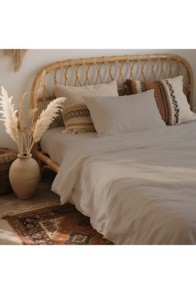 kesenegore 3 Piece Elastic Sheet Ranforce Cotton Fabric Single Duvet Cover Set