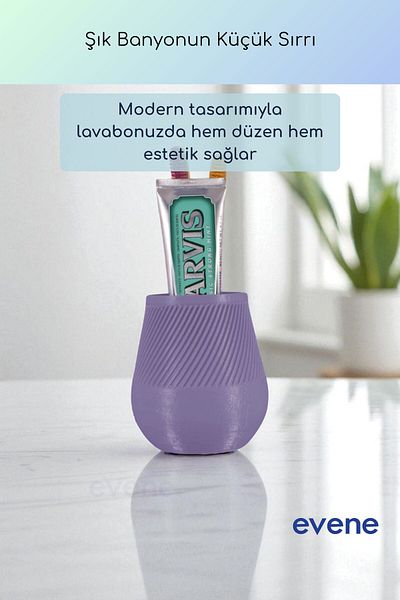 Evene Θήκη οδοντόβουρτσας Βάση οδοντόβουρτσας Βάση οδοντόβουρτσας Ανοιχτό μωβ Χρώμα Μοντέλο 89