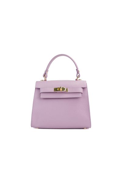 Posete Fagaras Thea Leather Purse - LILA, Genuine Leather Bag, Bags, Summer Bags, Genuine Leather
