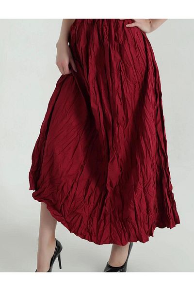 Azda Kraş Poplin Skirt Women Md:231