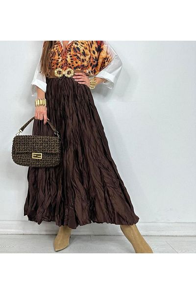 Azda Kraş Poplin Skirt Women Md:231