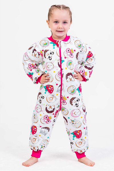 Babymod Fiber Filled 2.5 Tog Figured Girl's Sleeping Bag Figured