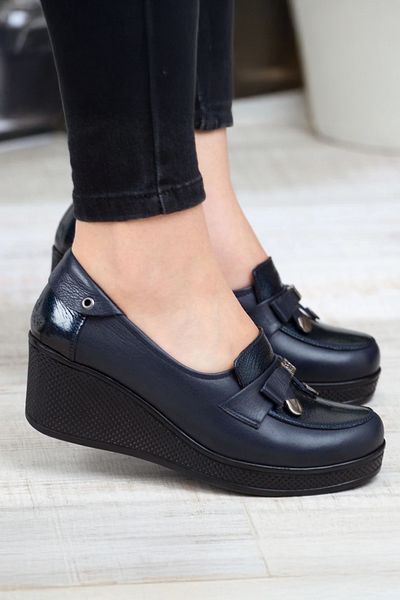 Adım Adım Women's Genuine Leather Orthopedic Shoes (Buy 1 Size Larger)
