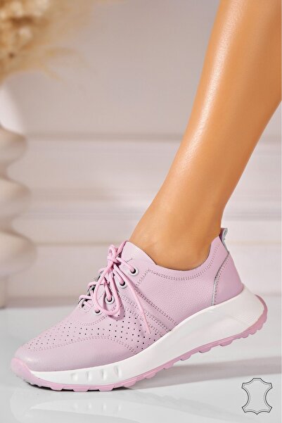 Joana Adidasi Piele Naturala Mov Katana