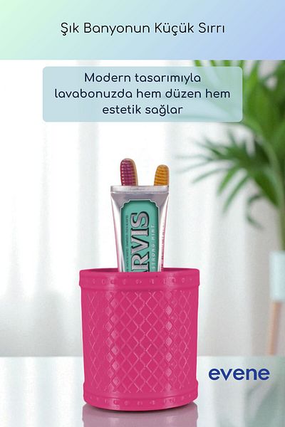 Evene Θήκη οδοντόβουρτσας Βάση οδοντόβουρτσας Βάση οδοντόβουρτσας Φούξια Χρώμα Μοντέλο 90