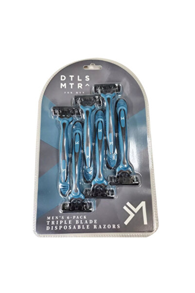 DTLS MTR 6-Piece Triple Blade Pivoting Head Disposable Razors