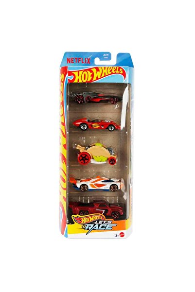 HOT WHEELS 5'li Araba Seti - Jbj79 Let'S Race