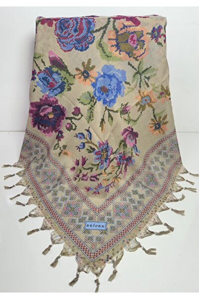 Eripek قماش قطني مطرز بالخرز - 05495 - 16