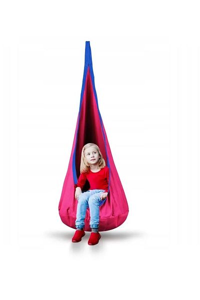 Neo-Sport Hamac tip Cocoon pentru copii 140 x 55 cm Cocoon Pink, utilizare interior/exterior, capaci