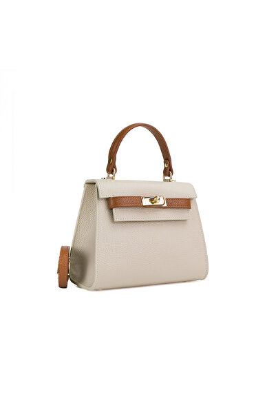 Posete Fagaras Poseta Piele Thea - BEJ-CONIAC, Geanta Piele Naturala, Genti, Genti De Vara, Piele Naturala