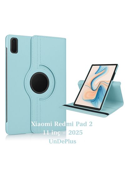 UnDePlus Xiaomi Redmi Pad 2 11Inch 2025 Case 360 ​​Rotatable Stand Case