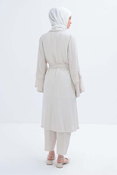 ALLDAY Modal Pants Suit with Stone-Handle Fisto Detail
