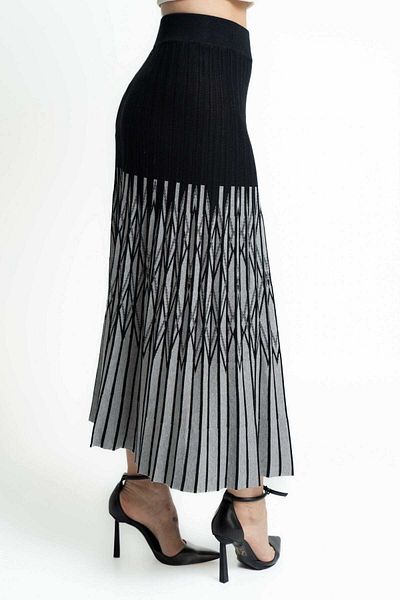 mica Women’s High-Waisted Printed Midi Skirt
